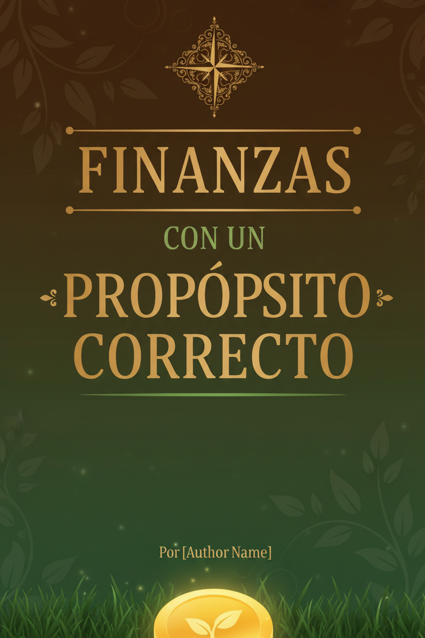 Portada Finanzas Con Un Propósito Correcto
